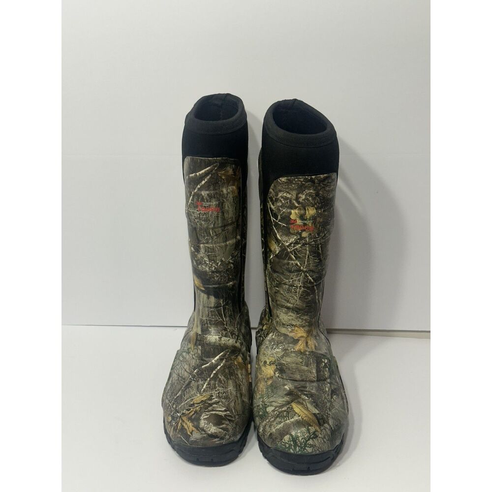 Itasca The Rut Men’s Size 9 Hunting Boots Realtree Camo 1000G 3M Thinsulate